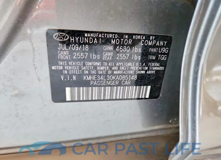 KMHE34L30KA085148# 12