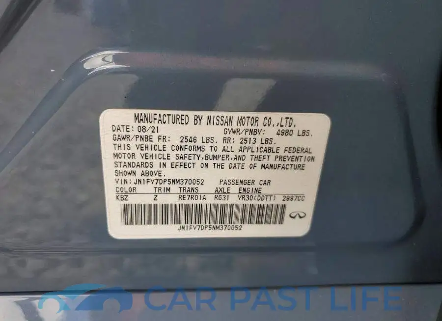 JN1FV7DP5NM370052# 12