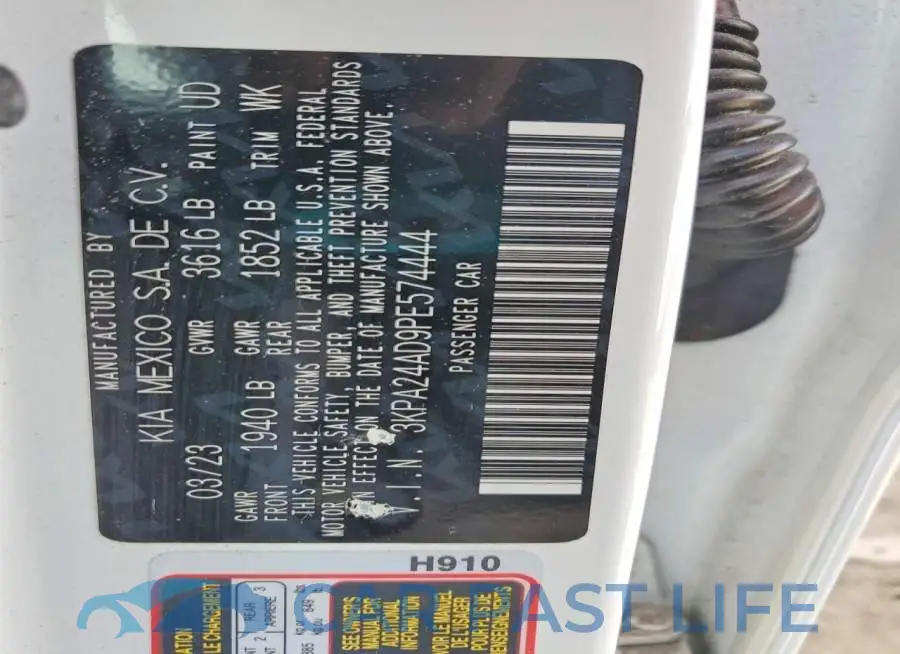 3KPA24AD9PE574444# 12