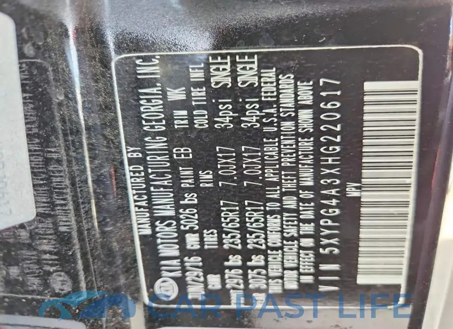 5XYPG4A3XHG220617# 13