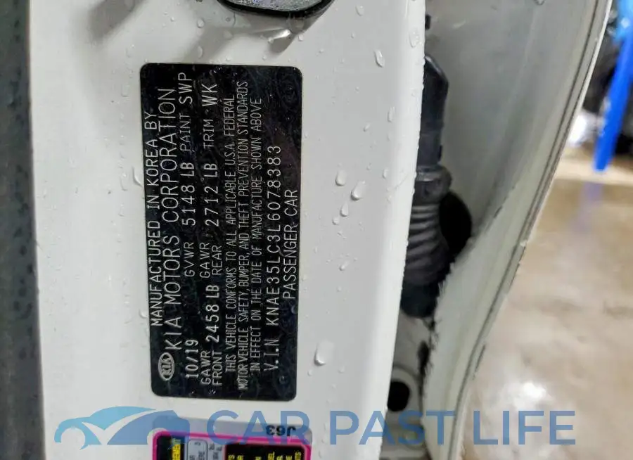 KNAE35LC3L6078383# 12