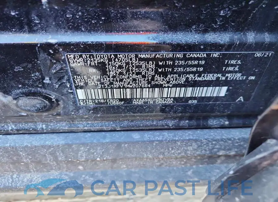2T3J1RFV1MW207684# 13
