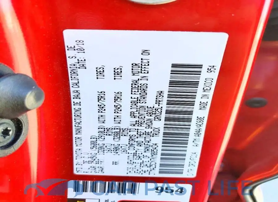 3TMAZ5CN7KM085434# 13