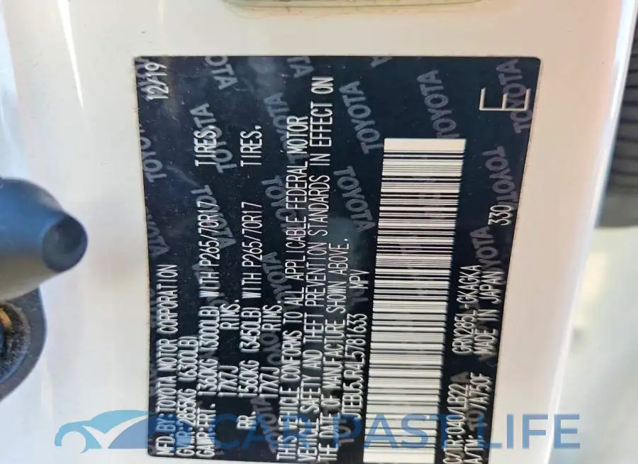 JTEBU5JR4L5781633# 13