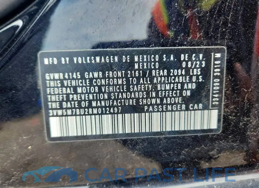 3VW5M7BU2RM012497# 12
