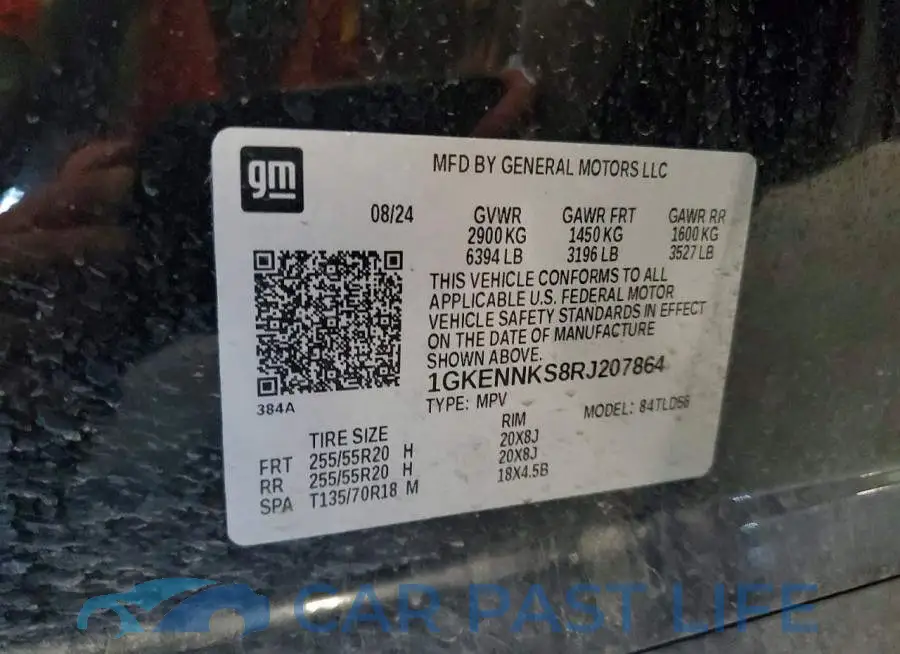 1GKENNKS8RJ207864# 13