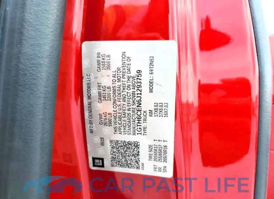 1GTH6CEN6J1293759# 12