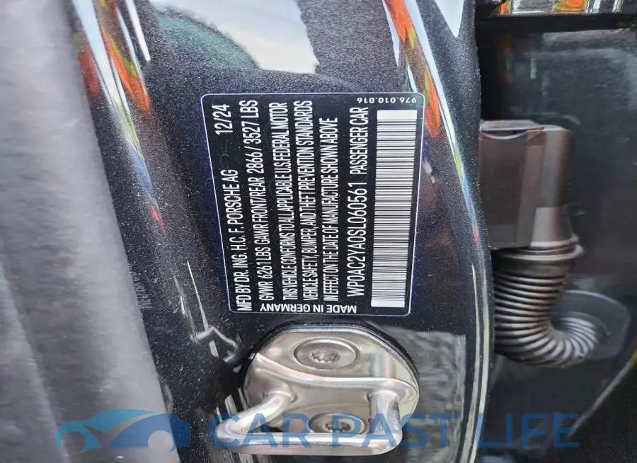 WP0AC2YA0SL060561# 12