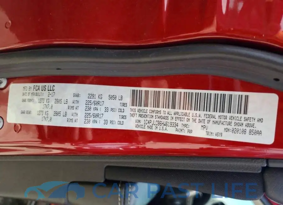 1C4PJLCB6HW619334# 13