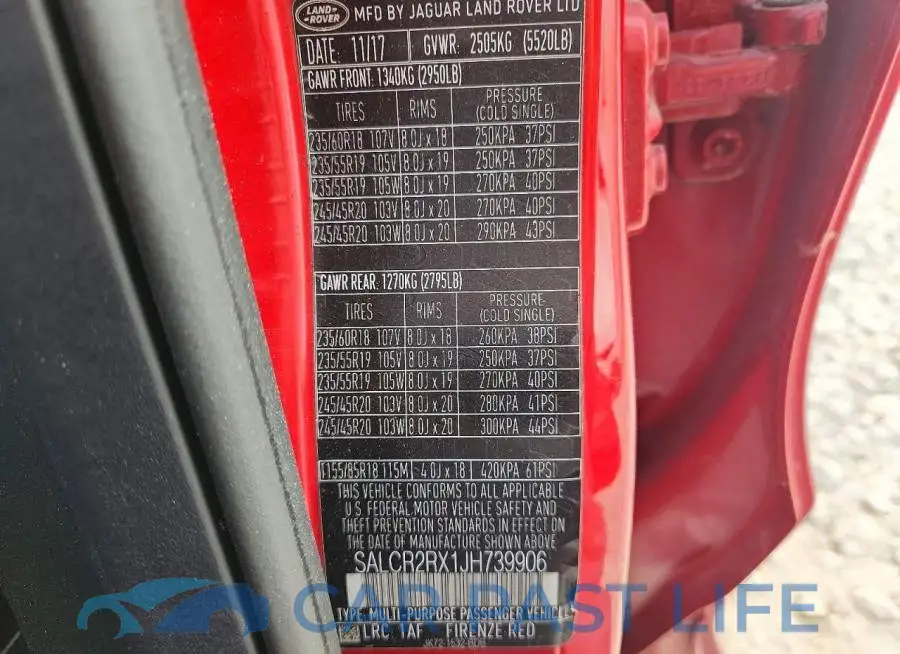 SALCR2RX1JH739906# 13