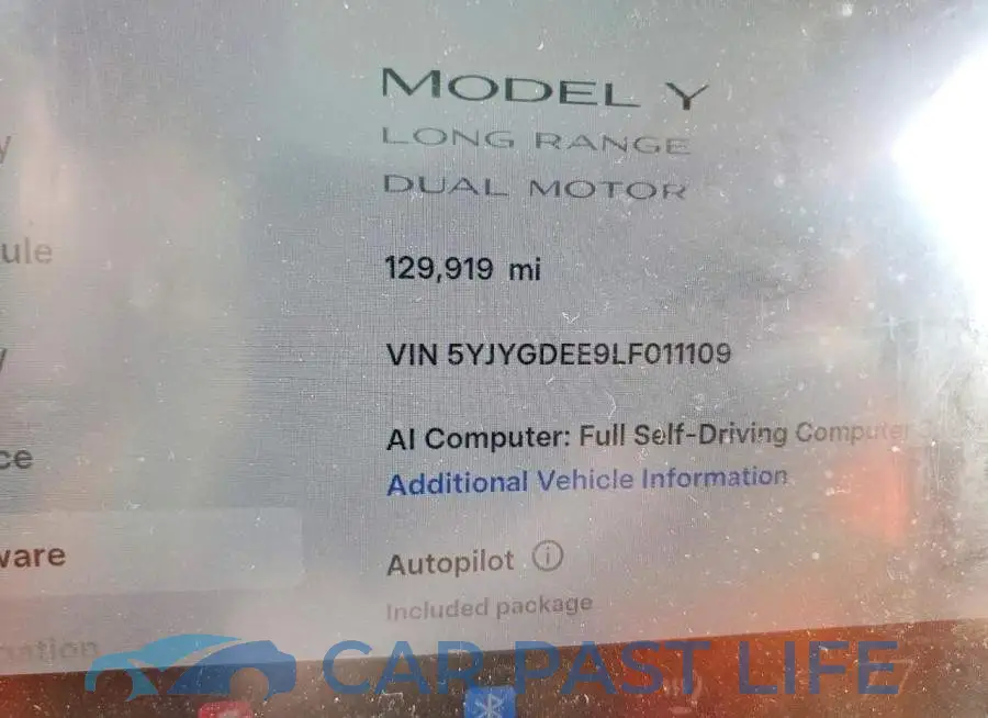 5YJYGDEE9LF011109# 9