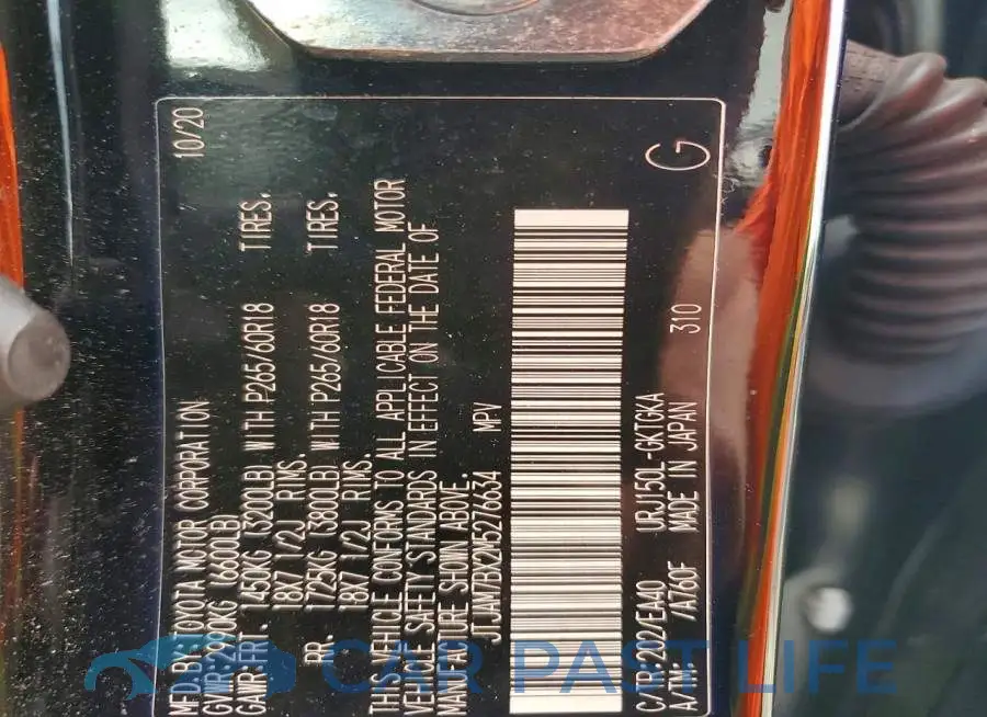 JTJAM7BX2M5276634# 13