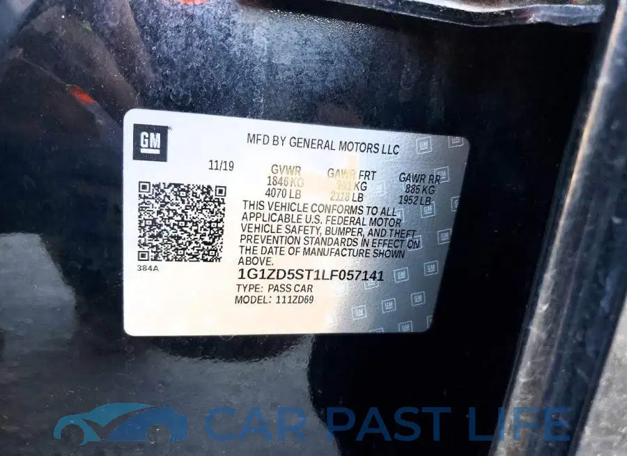 1G1ZD5ST1LF057141# 12