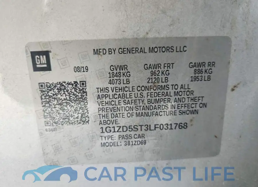 1G1ZD5ST3LF031768# 12