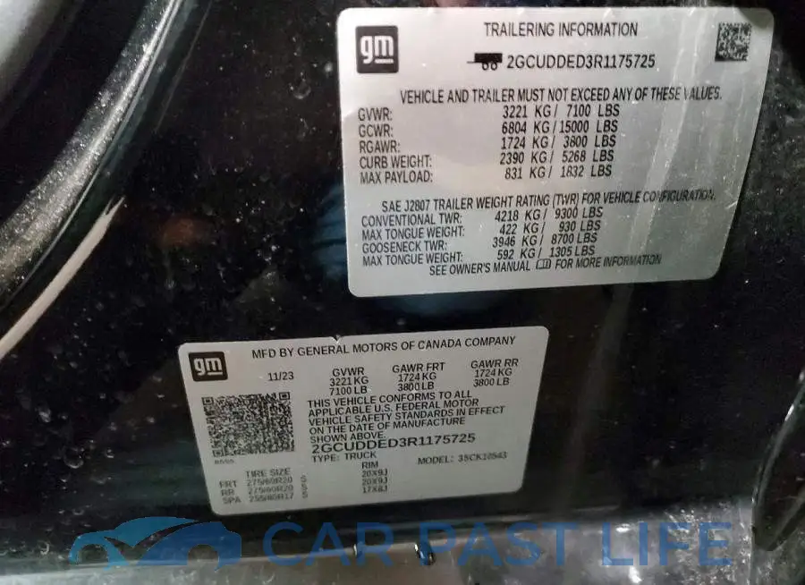 2GCUDDED3R1175725# 12