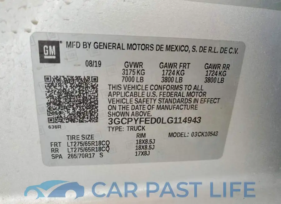 3GCPYFED0LG114943# 13