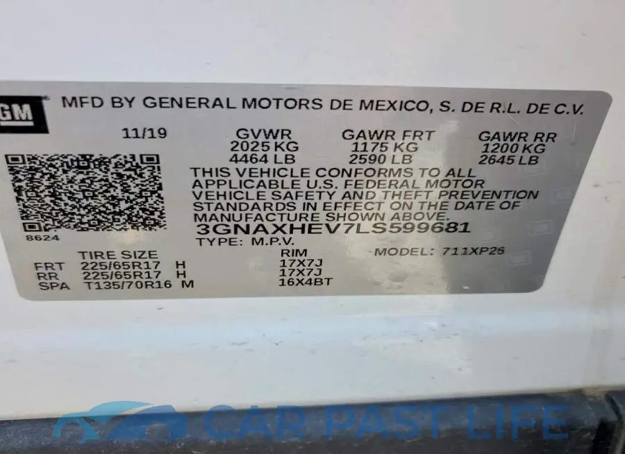 3GNAXHEV7LS599681# 13