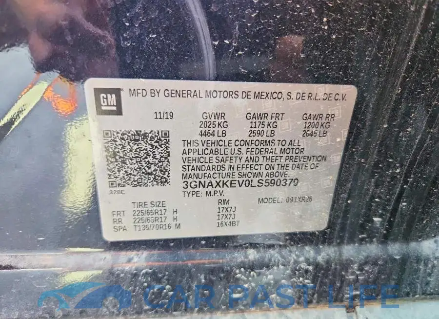 3GNAXKEV0LS590379# 13