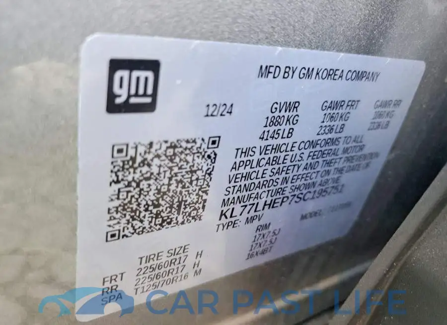 KL77LHEP7SC195751# 13