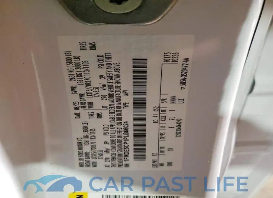 1FMDE5CP1PLB66024# 13