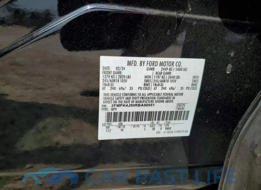 2FMPK4J90RBA90951# 13