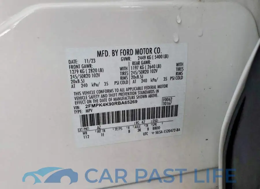 2FMPK4K90RBA65269# 14