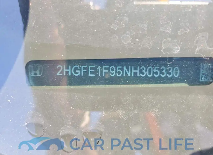 2HGFE1F95NH305330# 12