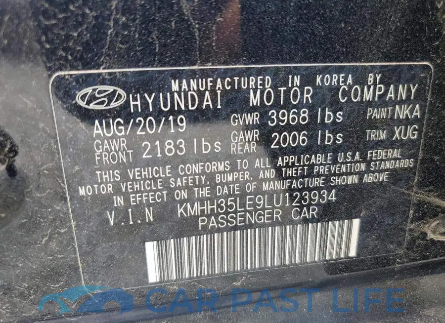 KMHH35LE9LU123934# 12