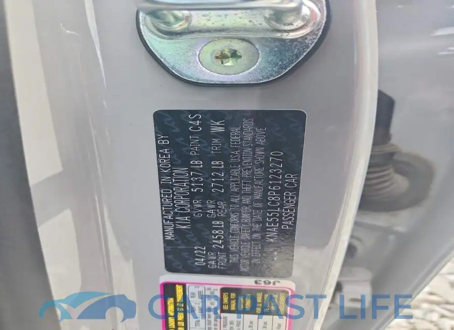 KNAE55LC8P6123270# 13