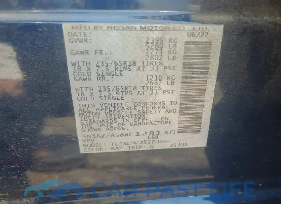 5N1AZ2AS6NC128136# 14