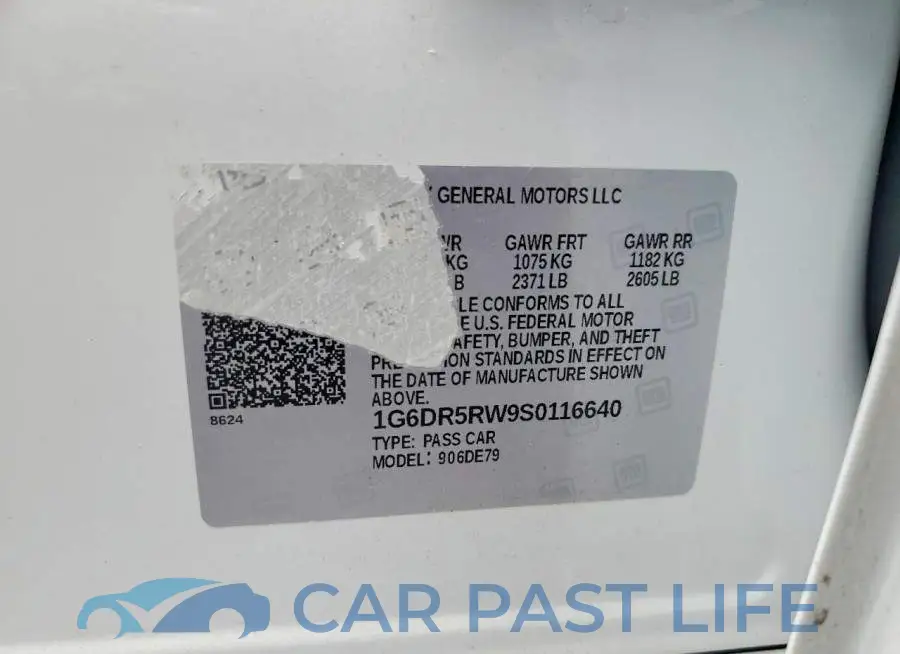 1G6DR5RW9S0116640# 12