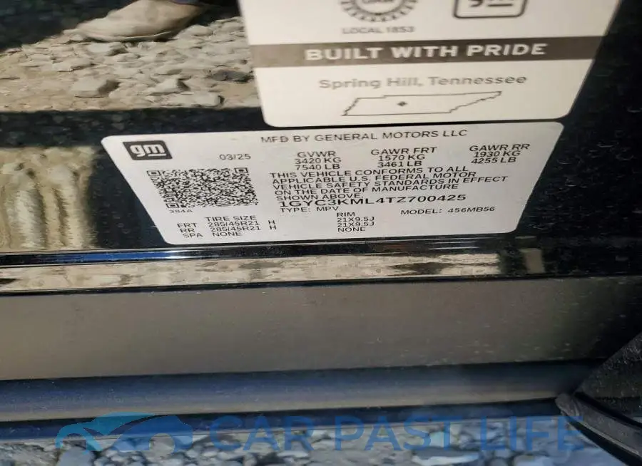 1GYC3KML4TZ700425# 14