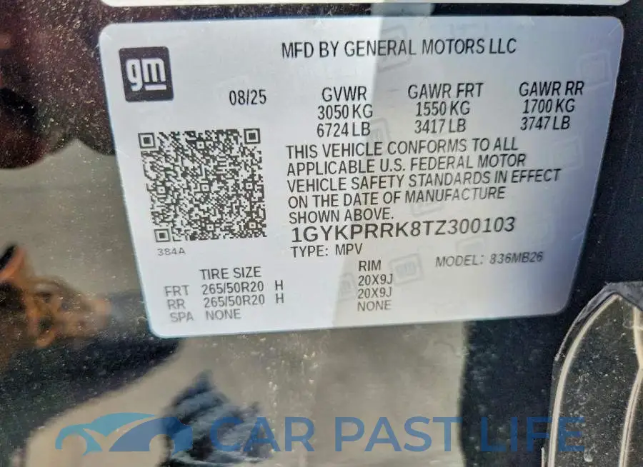 1GYKPRRK8TZ300103# 13