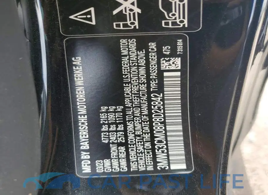 3MW53CM08P8D25842# 12