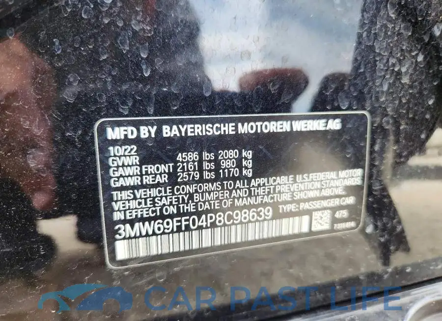 3MW69FF04P8C98639# 12