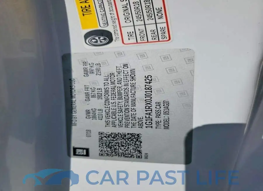 1G1FA1RX0J0187425# 12