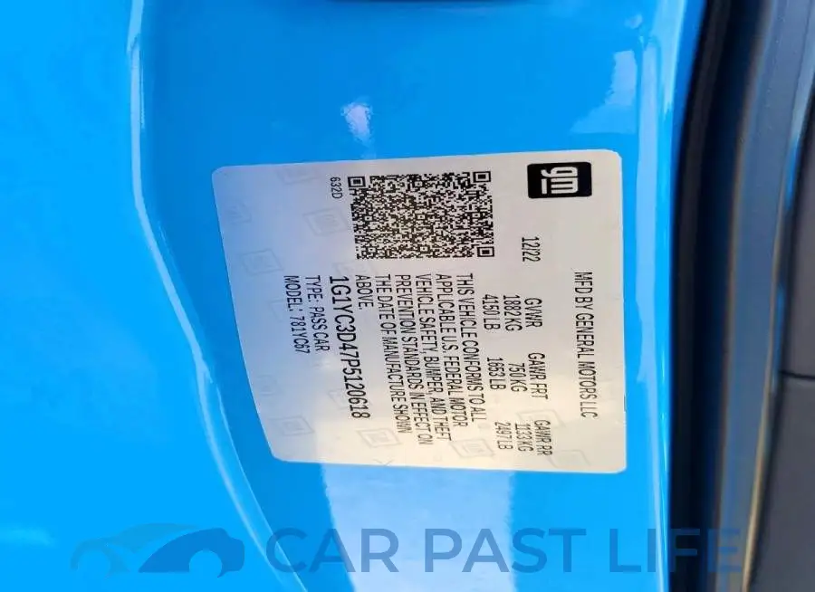 1G1YC3D47P5120618# 12