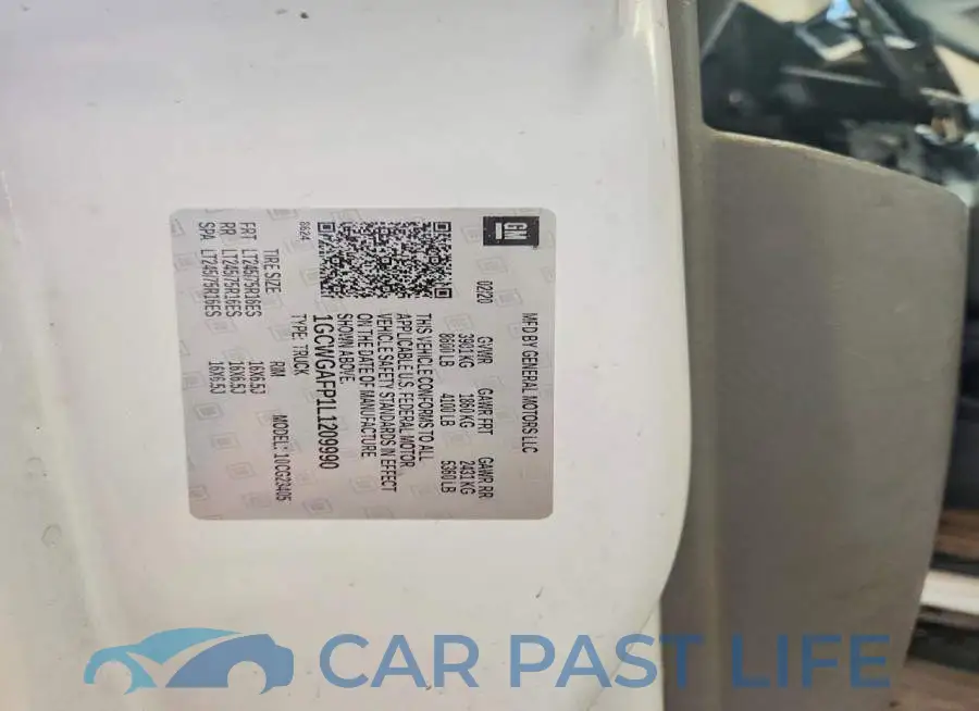 1GCWGAFP1L1209990# 13