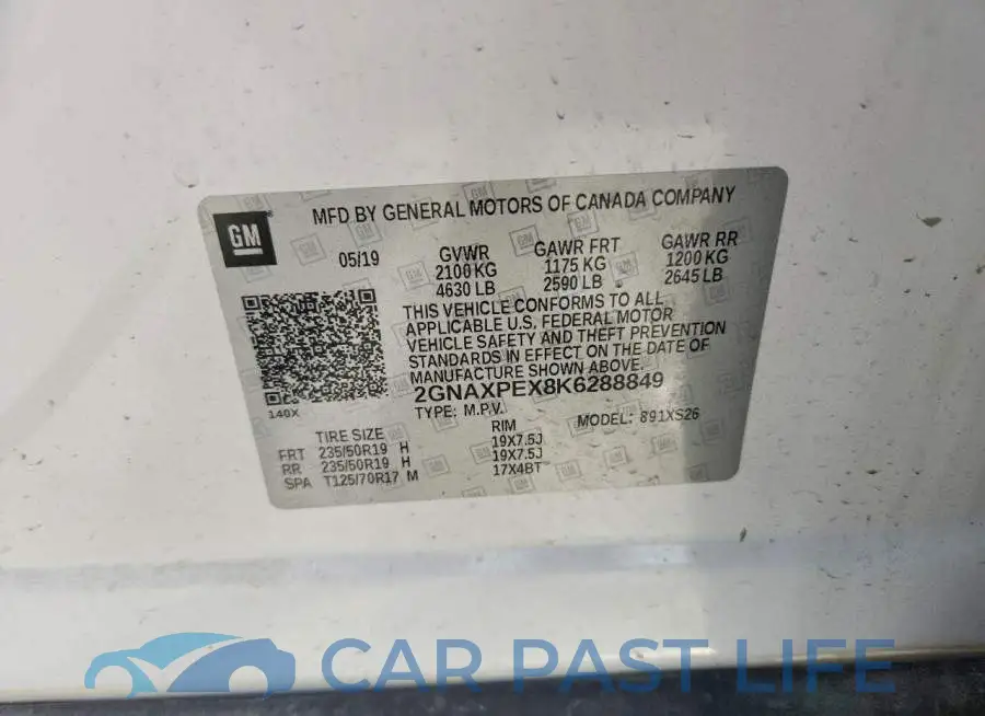 2GNAXPEX8K6288849# 13