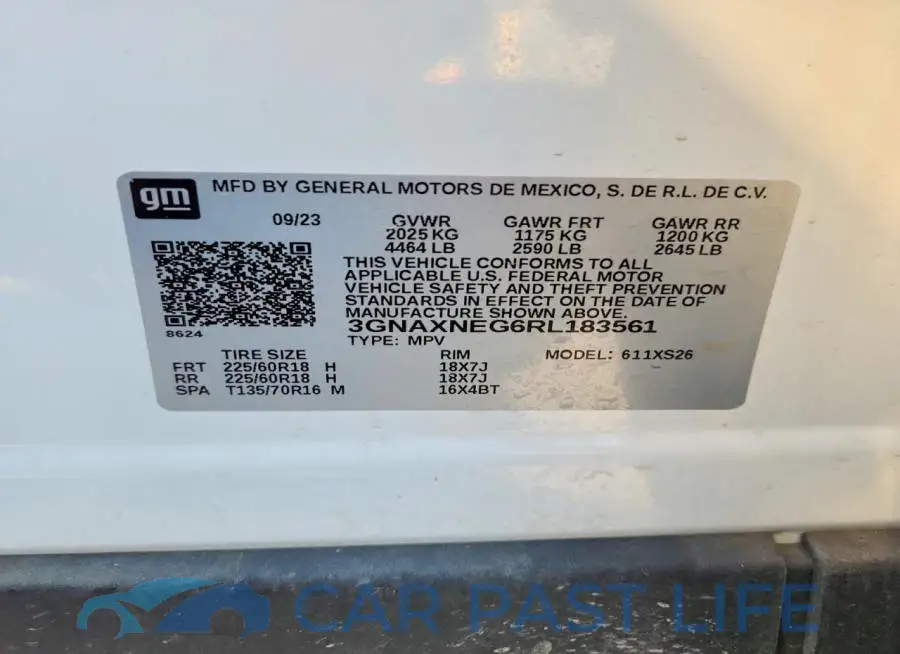 3GNAXNEG6RL183561# 12