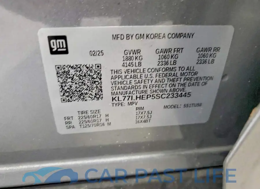 KL77LHEP5SC233445# 14