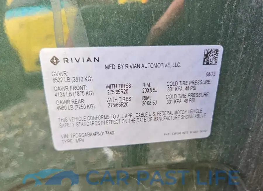 7PDSGABA4PN017440# 13