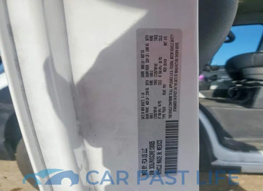 3C6LRVDG3RE138005# 12