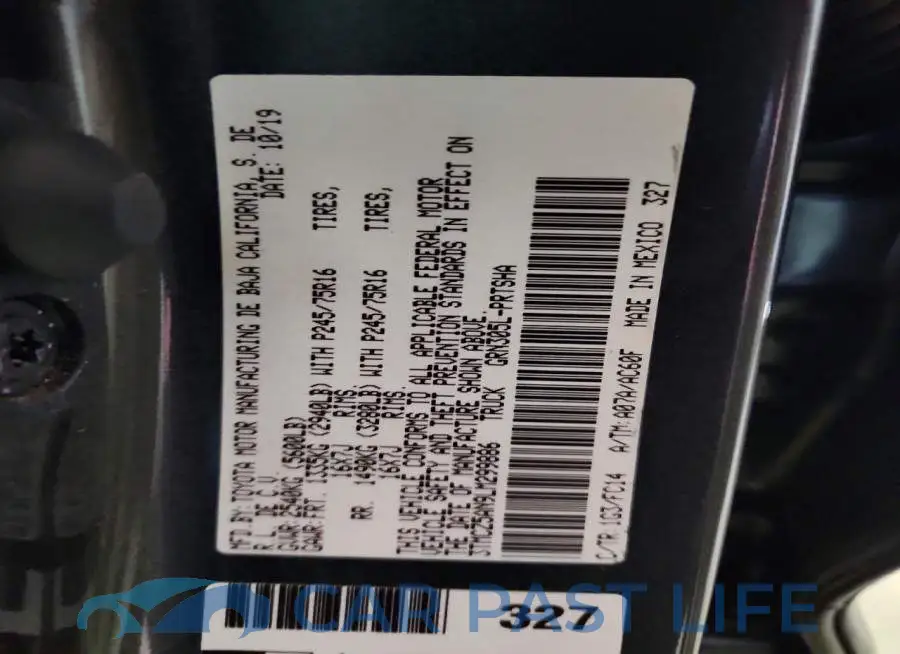 3TMCZ5AN9LM299886# 12