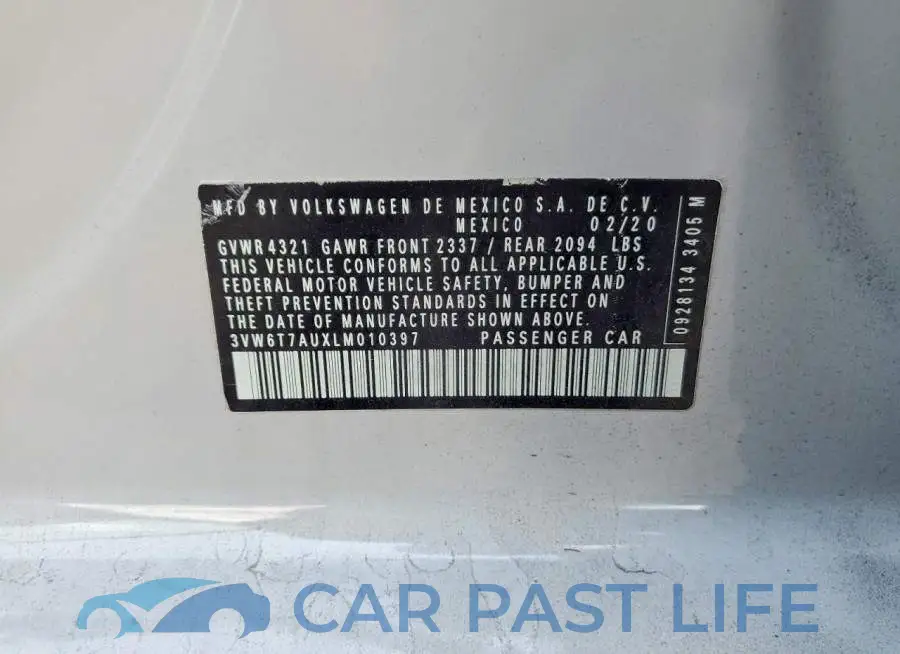 3VW6T7AUXLM010397# 13