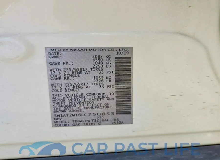 5N1AT2MT6LC750853# 13