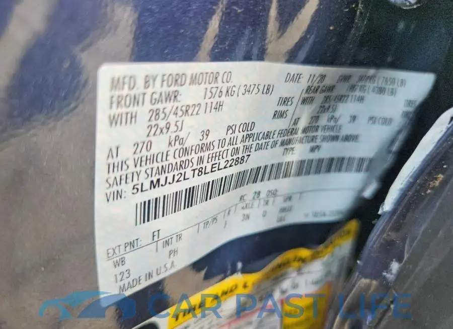 5LMJJ2LT8LEL22887# 12