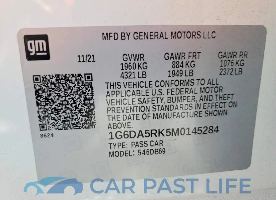 1G6DA5RK5M0145284# 12