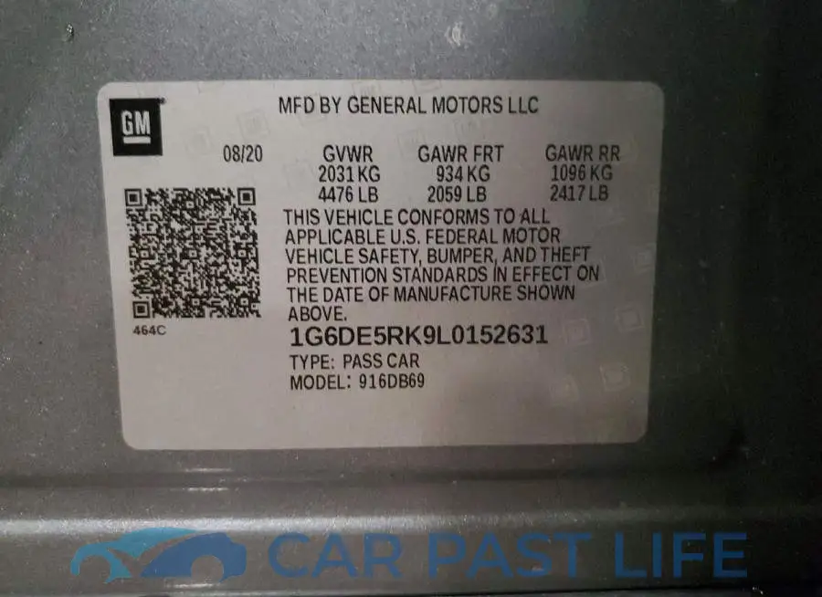 1G6DE5RK9L0152631# 12