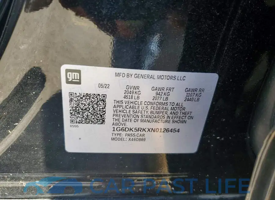 1G6DK5RKXN0126454# 12